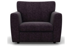 Heart of House Lucas Tweed Fabric Chair - Purple